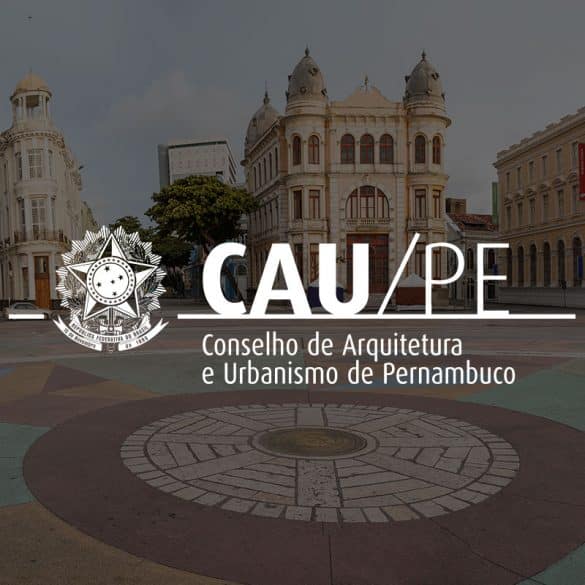 1 Marca CAU PE 585x585 - CAU PE: conheça o Conselho de Arquitetura e Urbanismo de Pernambuco